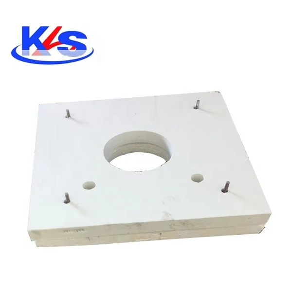 Aluminum silicate casting titanate ceramic sprue bush used in low-pressure foundry melting furnaces