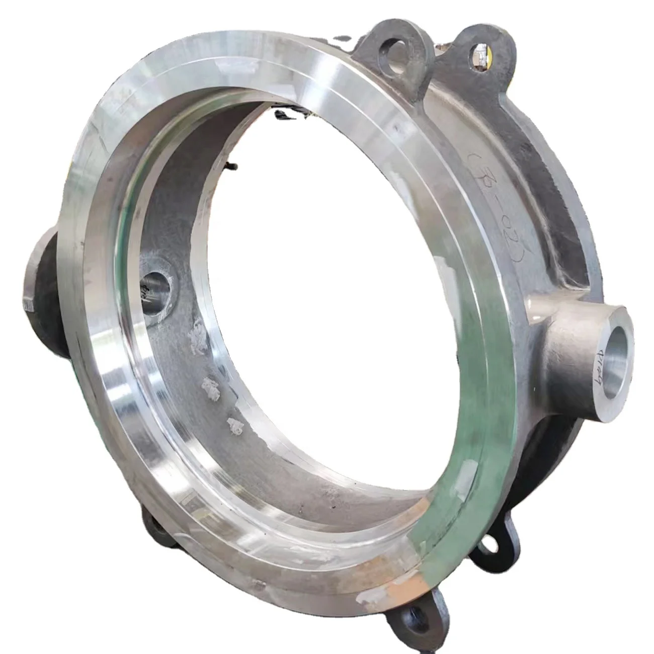 Large size WCB carbon steel butterfly valve castings