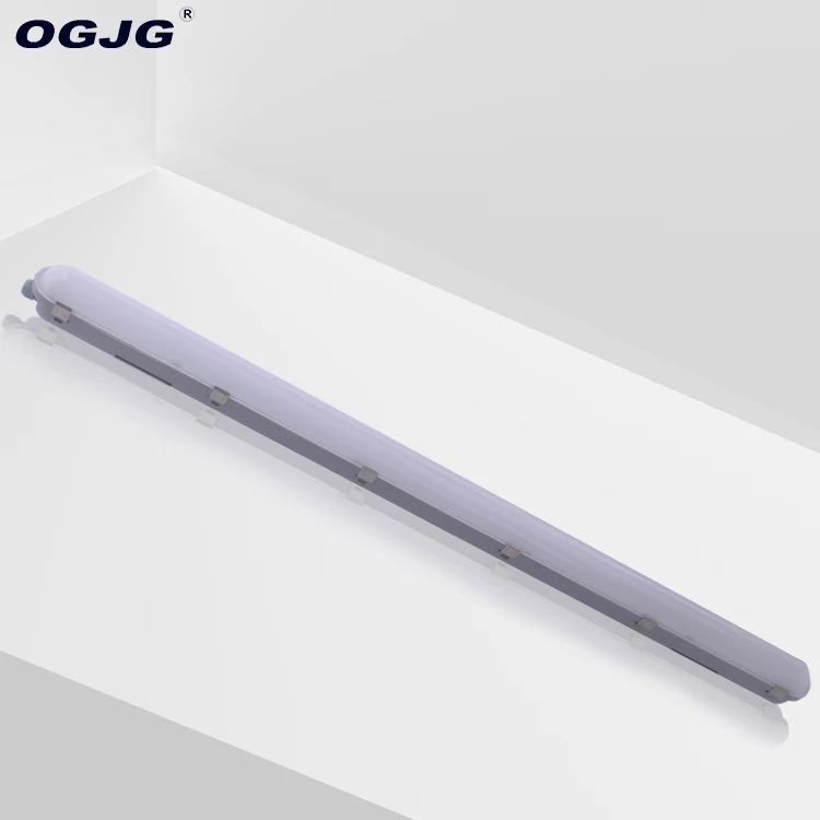 20w 40w 2ft 4ft Damp Proof Dustproof IP66 Waterproof Linear Lighting Fixture Led Tri-proof Light