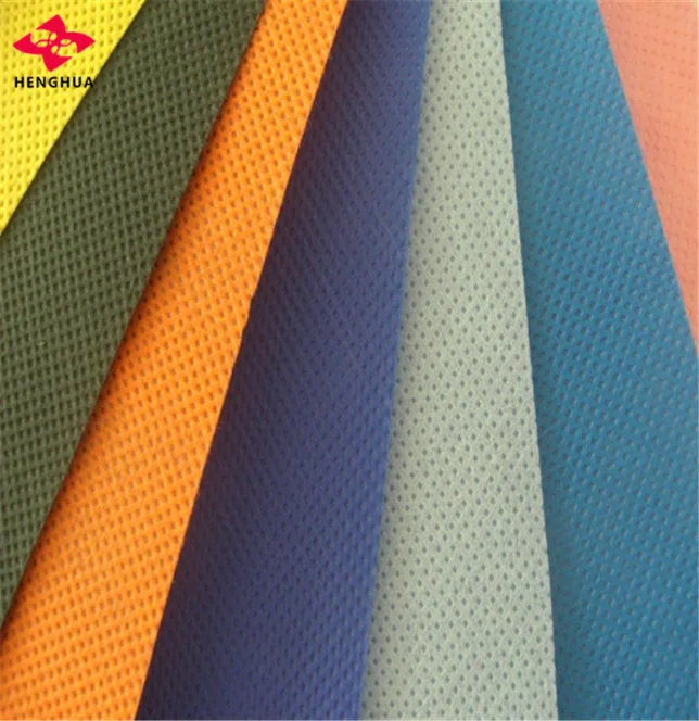 Henghua PP Nonwoven Polypropylene Nonwoven Spun bond Notex Tela taslan notex 10-250gsm Non woven Fabric Rolls Polypropylene Bags