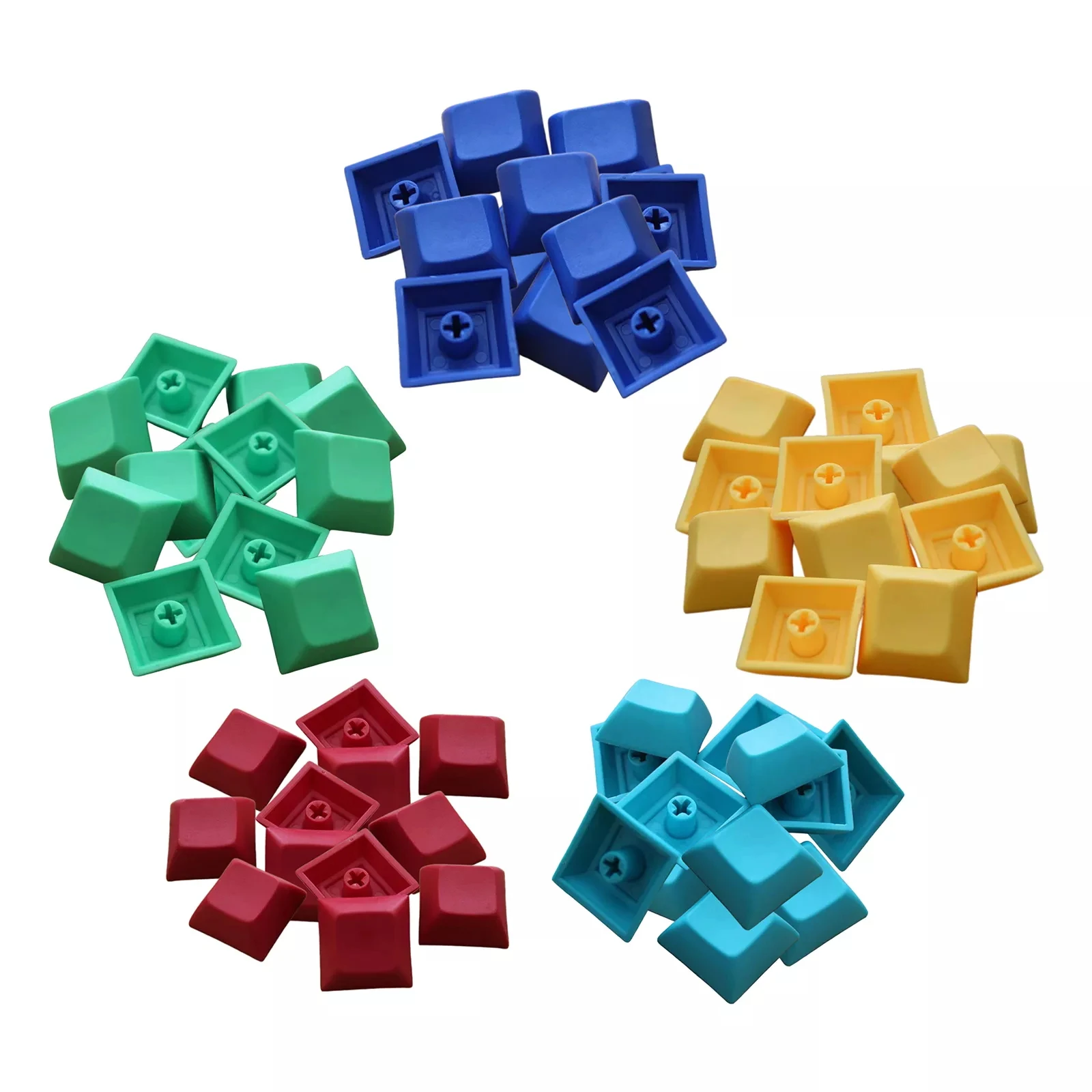 OEM 108 keys Keycaps Blank MX Switches Lake Blue Yellow Mechanical Keyboard PBT Keycap Manufacture For Keyboard