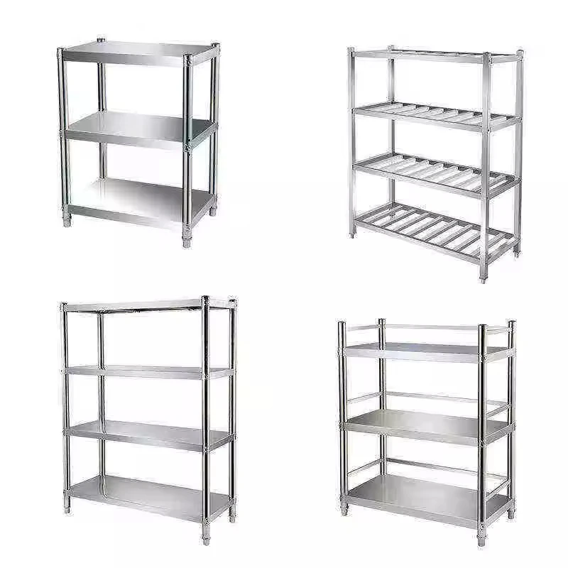 Commercial stainless steel vegetable rack high grade durable kitchen storage rack Shelf for Sale