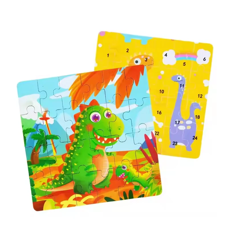 Hot Selling 3D Wooden Animal Educational Board Puzzle Right Brain Development Design Unisex Hand-Grabbing Board Puzzle