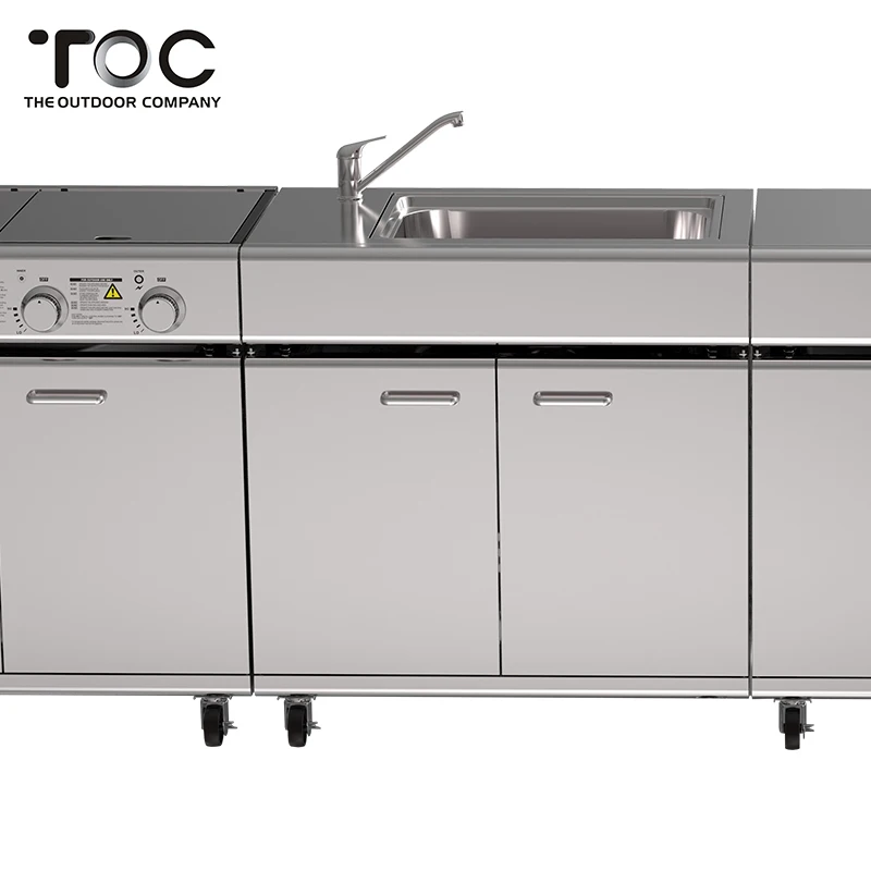 Custom Made Barbecue Grill Machine Outdoor Stainless Steel Outdoor Bbq Gas Grill