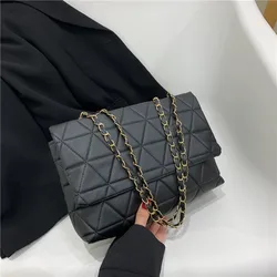 Trending Products 2023 New Arrivals Quilted High Capacity Leather Solid Color Design Bag Womens Tote Bags Purses and Handbags
