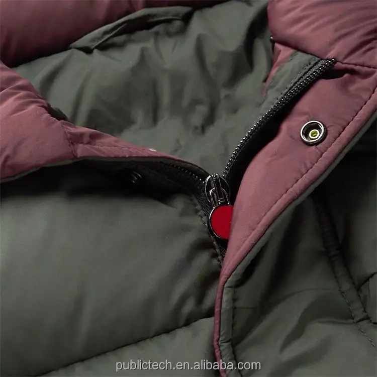 OEM Custom Funnel Neck Windbreaker Bubble Padded Puffer Down Vest For Men