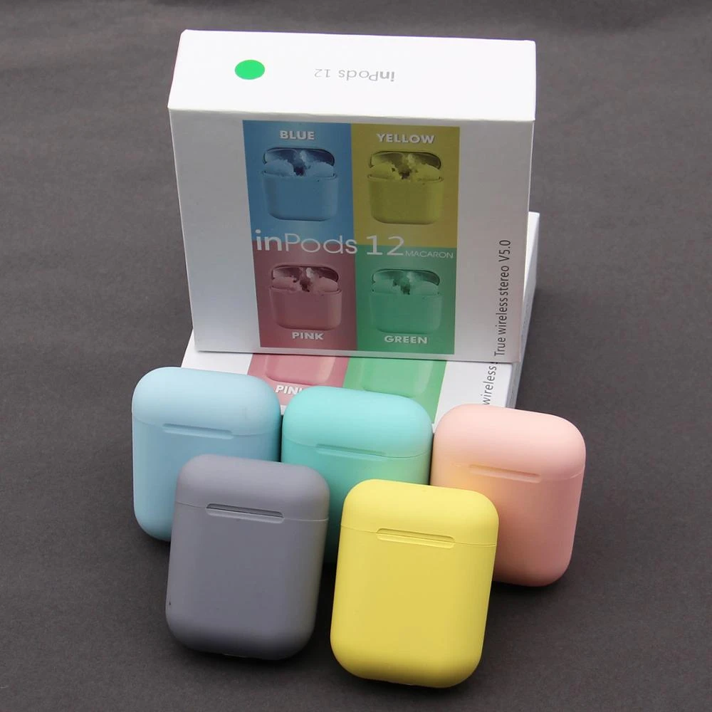  Inpods 12 наушники TWS i12 оригинальные Macaron fone ouvido auriculares audIfonos беспроводные