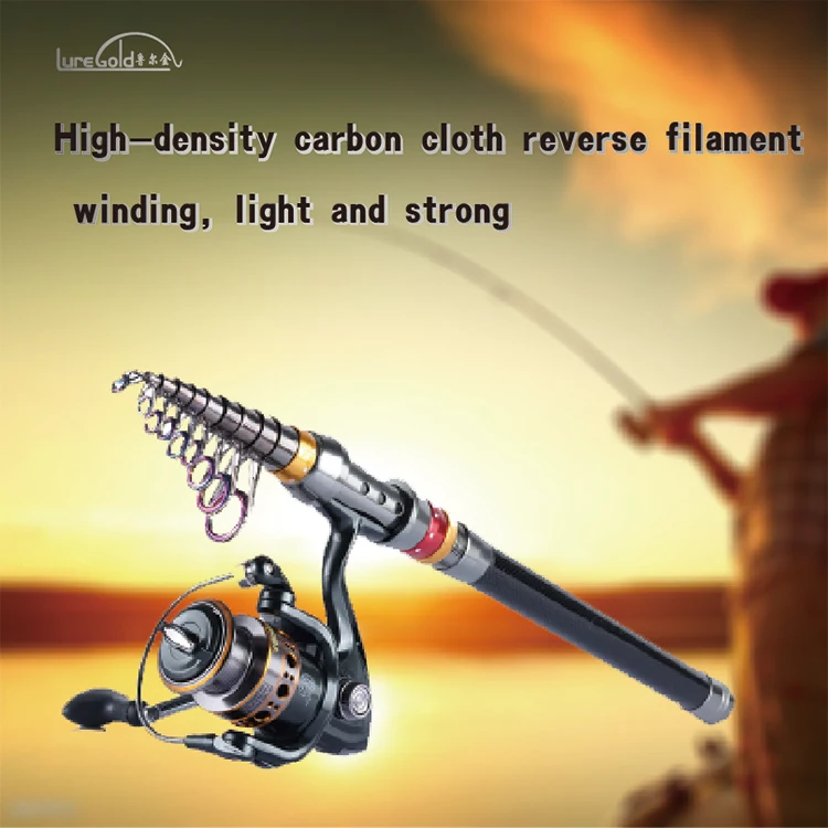 Factory wholesale Telescopic Rods low price fishing carbon fiber fishing rod telescopic genuine sea rod