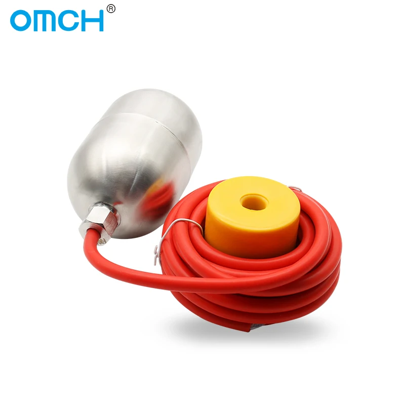 OMCH High temperature resistant stainless steel 304 magnetic cable liquid level Float switch with 3C Certification