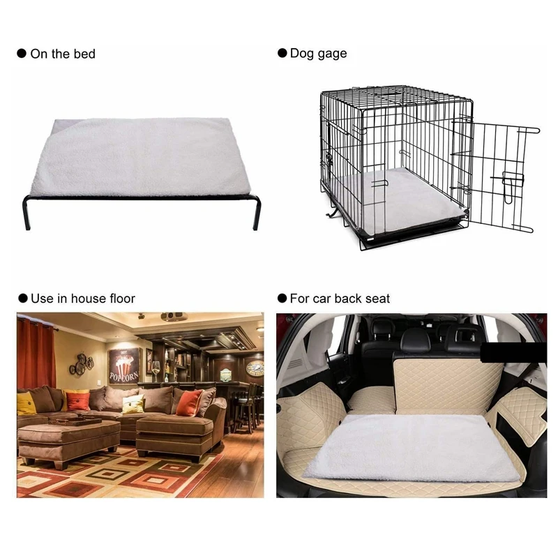 Easy to wash extra thick and soft non-slip self-warming blanket for cats and dogs