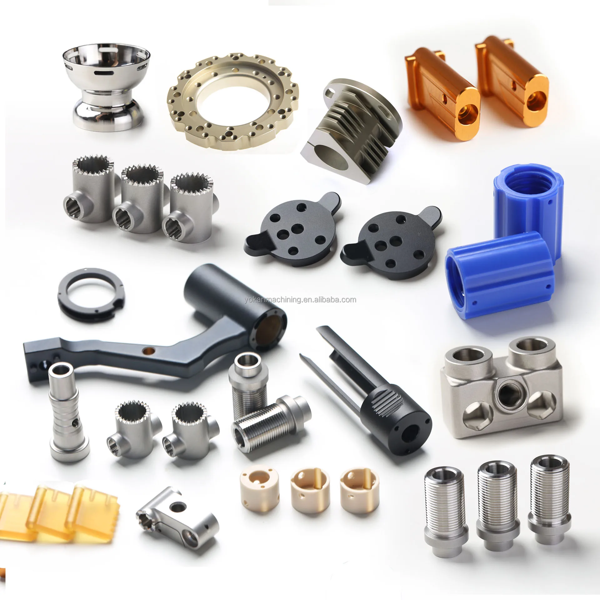 High Precision 5 Axis CNC Milling PEEK Delrin POM Polycarbonate Plastic machining Mechanical CNC Component Parts