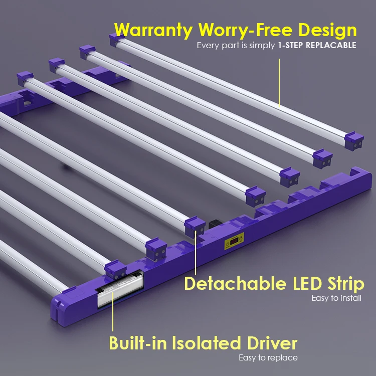 Samsung LED grow light uv ir 1000 watt full spectrum for indoor plants 8 bar 720w led grow light