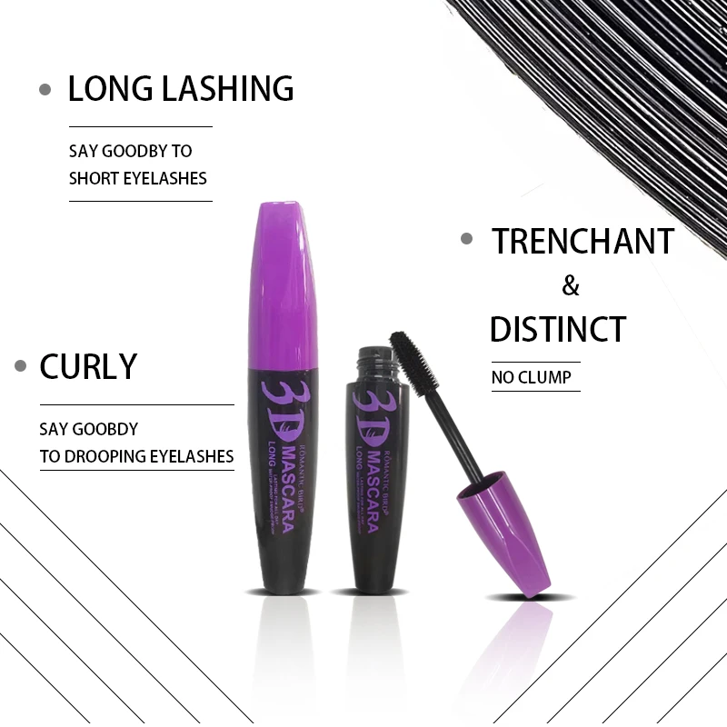 Romantic Bird Wholesale Long Lasting New Trending 4D Silky Big Eye Mascara Vegan Cruelty Free 2023 Natural waterproof mascara