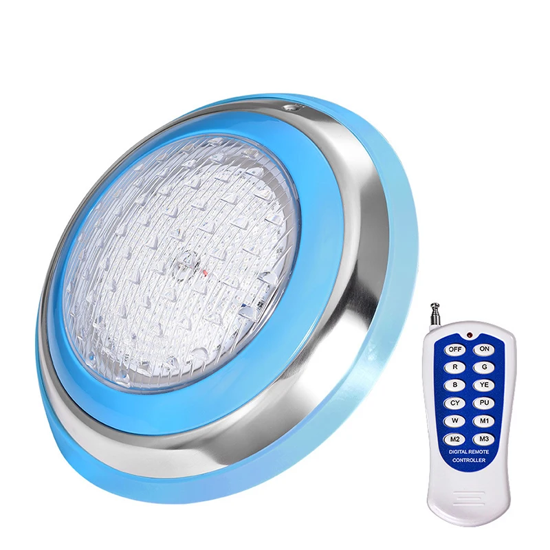 Изменение цвета Ac12v Ip68 нержавеющая сталь Водонепроницаемый Rgb и Rf пульт дистанционного управления подводный бассейн свет