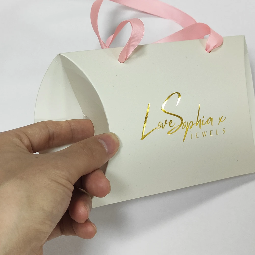 Kraft Pillow Boxes Small Gift Boxes Mini Favor Boxes For Packaging Small Business Soap Jewelry