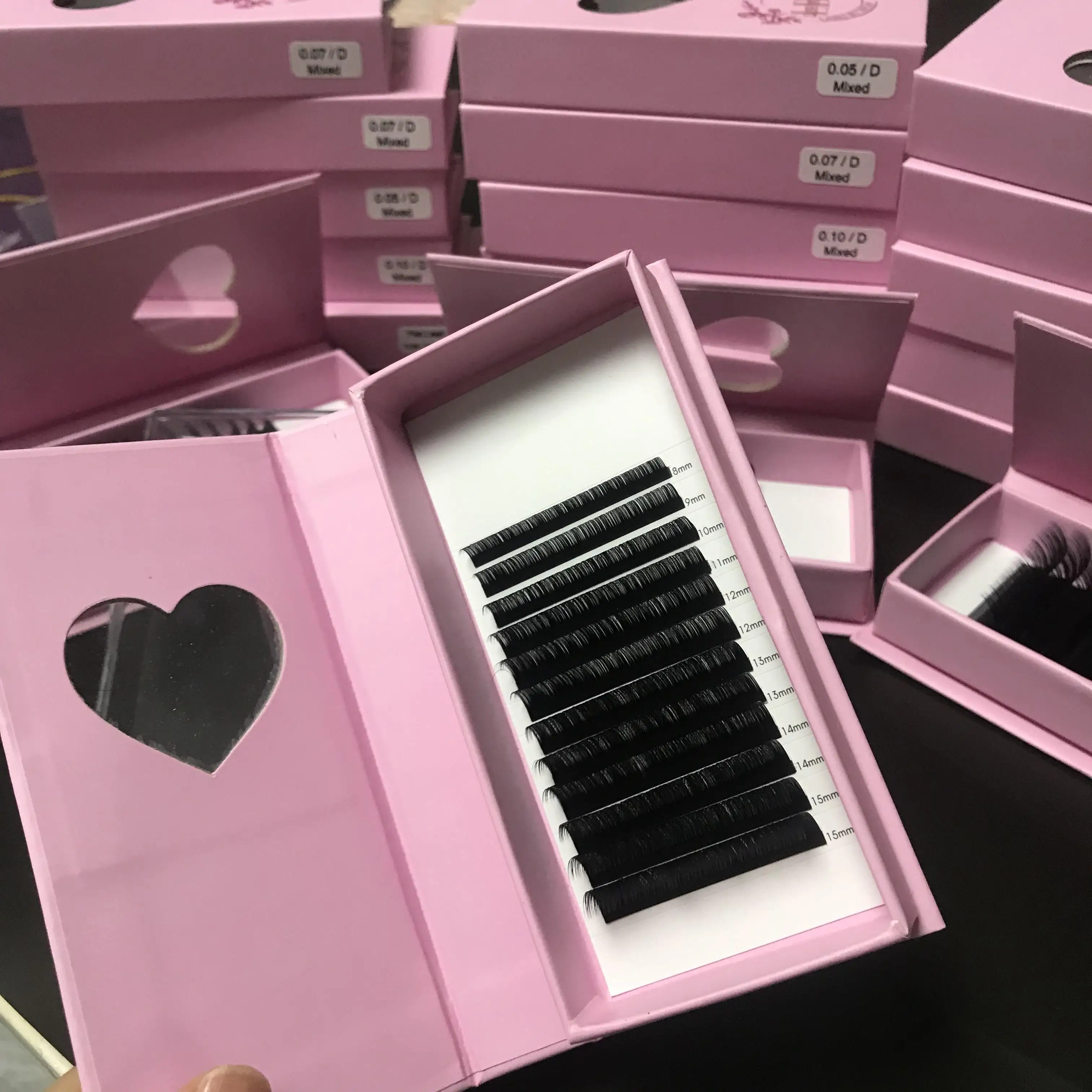 Best dropshipping ethyl methyl 0.03 eyelash for extension supplies lash kit 1000 fan easy fan from china south korea