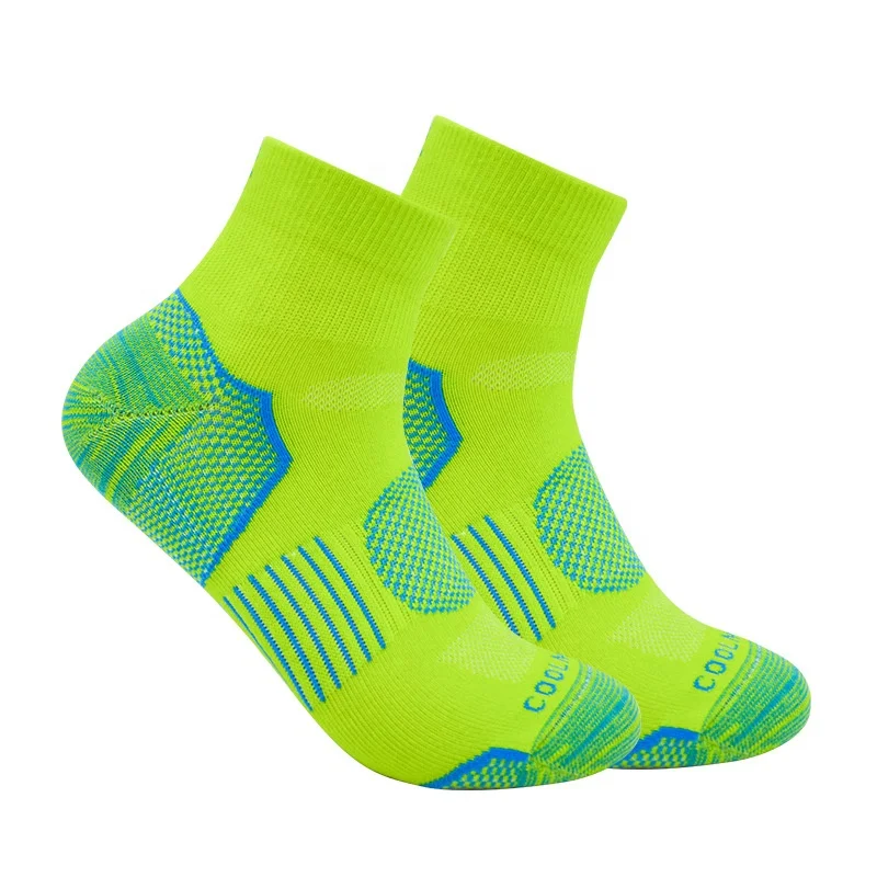 Wholesale Neno Moisture Wicking Lycra Coolmax Socks Women Men Performance Athletic Running Sports Ankle Socks