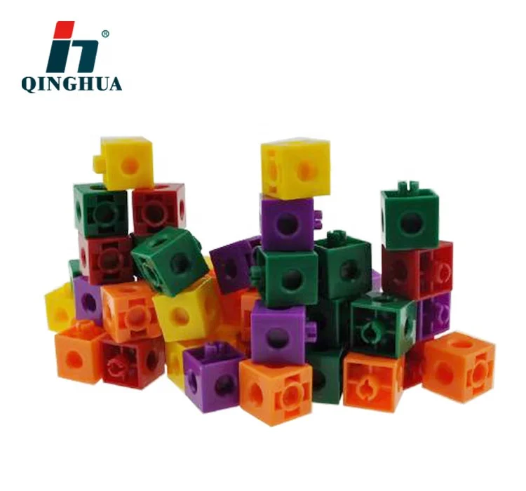 
Educational Toy 5 Colors Counting Cubes Snap Blocks Centimetre Cubes Teaching Math Manipulative Colorful Plastic Kids Carton Box 