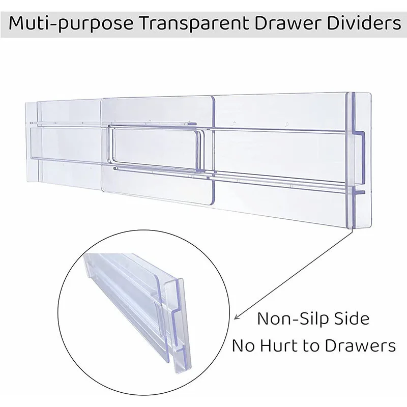 Drawer Partition Plate Retractable Free Combination Split Board Wardrobe Underwear Socks Storage Partition