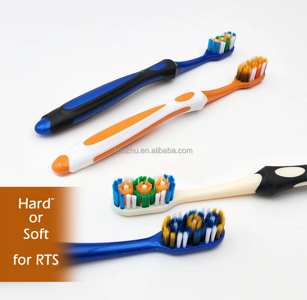 360 Soft Medium Hard Bristles Quality Toothbrush with soft bristles and medium-to-hard bristles for RTS wholesale