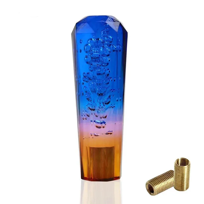  Universal car wheel shifter unique crystal gear knob stick cool acrylic shift