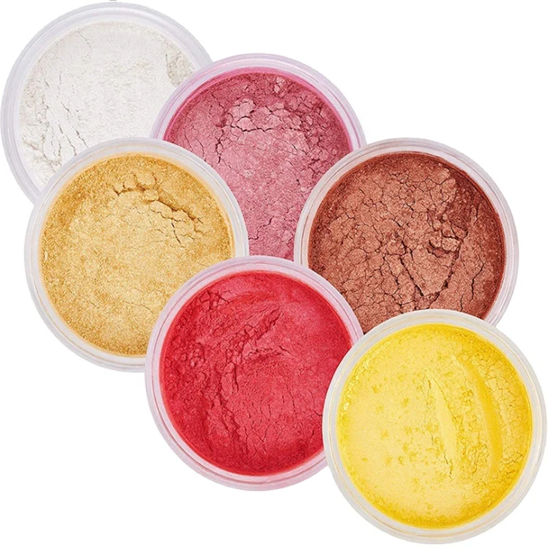 Skin Friendly Colored Mica Pearls Powder Pigment