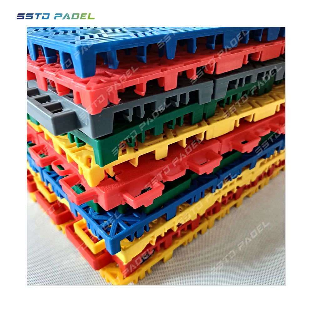 Outdoor Interlocking Basketball Flooring pp tiles Basketball Court Suspended interlocking floor