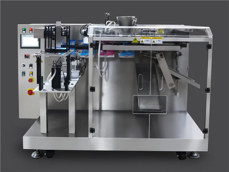 Fully Automatic Doypack Roasted Corn Filling Candy Bagging Sugar Packing Machine