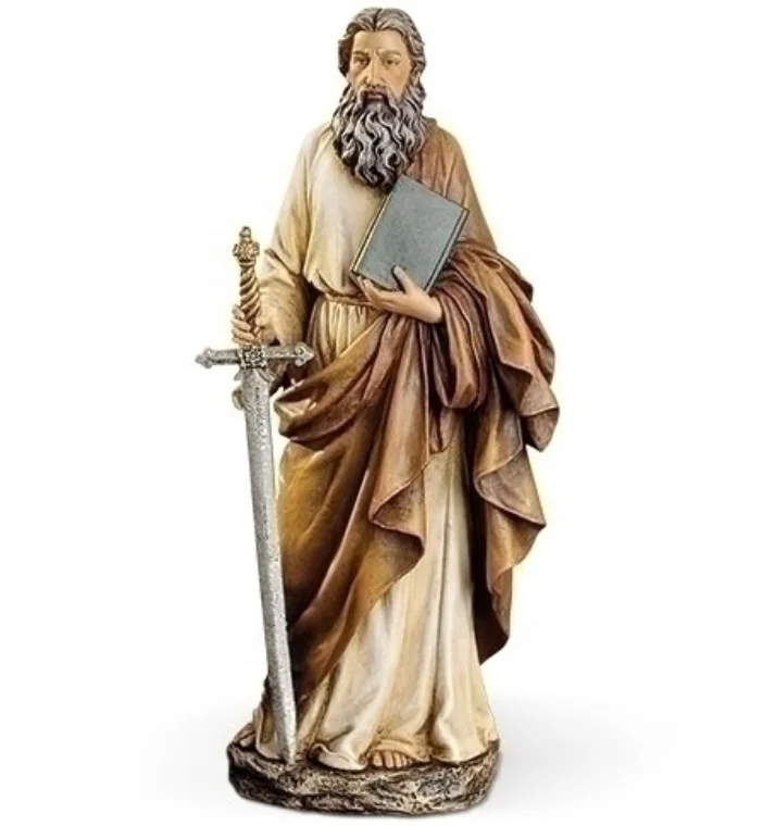 Custom High quality  resin sculpture Renaissance Collection - St. Paul Statue Home Decoration & Gift