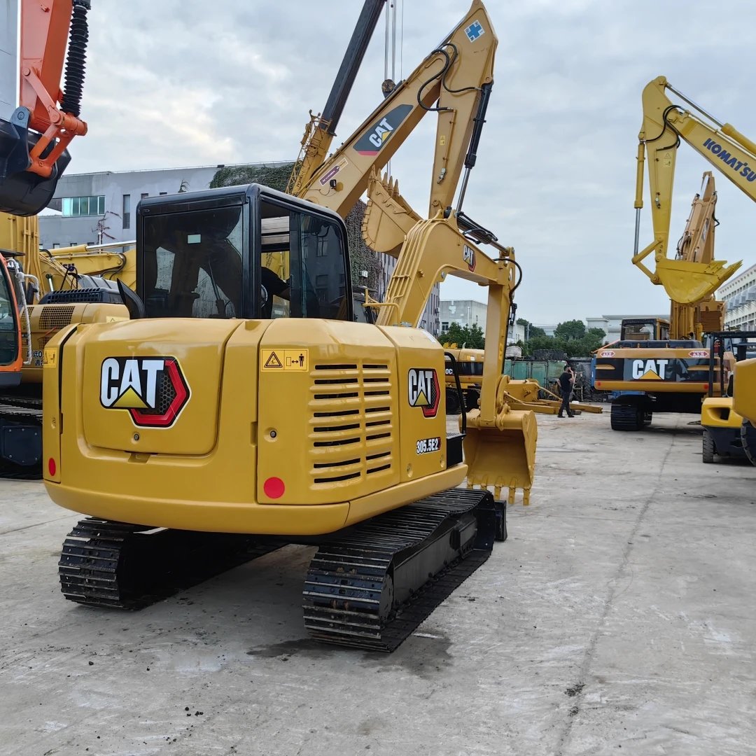 Used Cat 305.5e Mini Excavator Second Hand Caterpillar 305.5 Excavators 306 307 in Shanghai