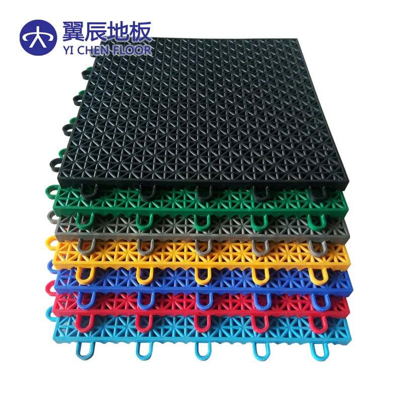 pp outdoor floor interlocking plastic interlocking tile