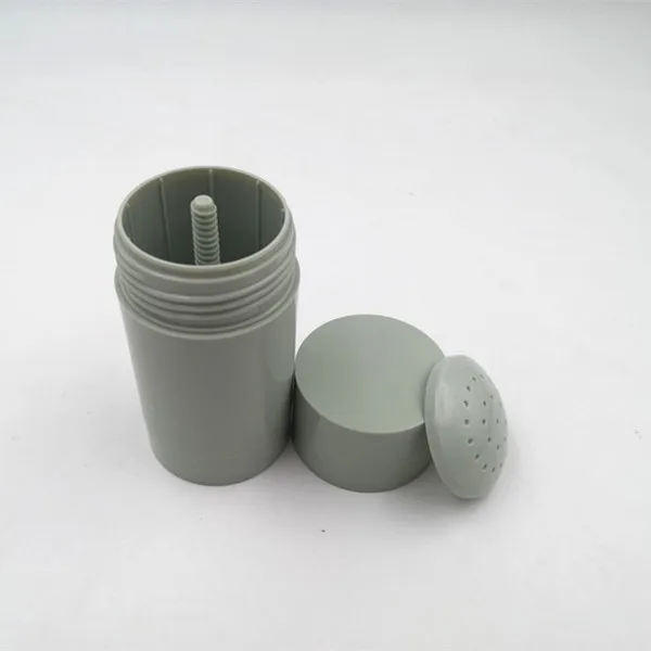 2.12oz 2.65oz 2.82oz 60ml 80ml 90ml empty PP Twist Up Gel Cream Deodorant Stick Tube Body Deodorant Container with Sifter Lid