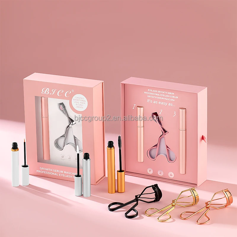 Wholesale Private Label Organic Natural Vegan Oil Free Lash Conditioner Kit Travel Size Eyelash Brow Growth Serum Mascara Set