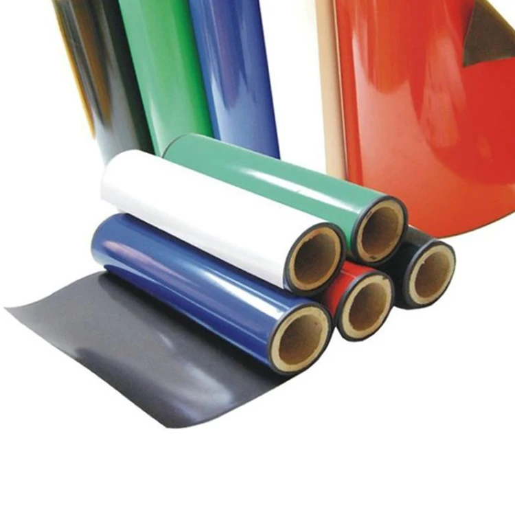 Flat thin flexible rubber magnet sheet roll magnets