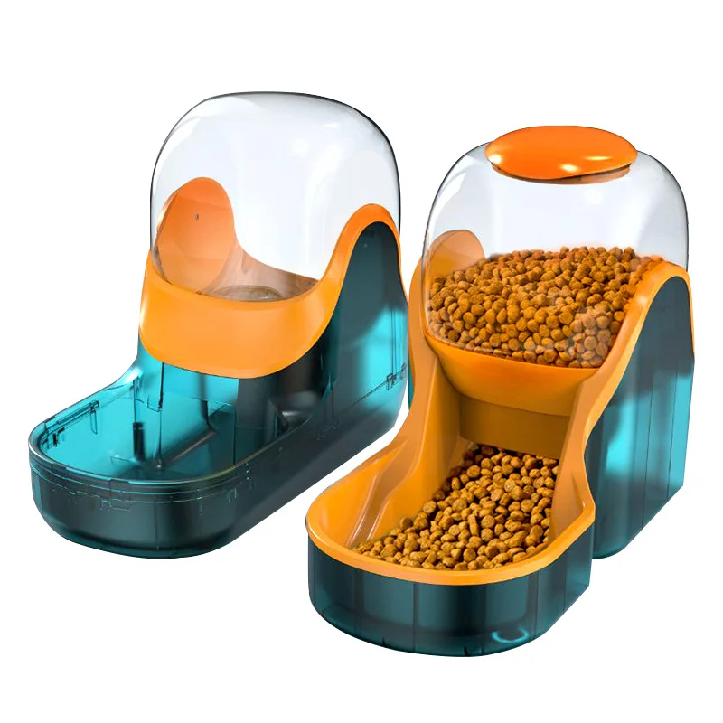Smart Auto automatic pet dog cat food water dispenser bottle bowl pet feeder alimentador de mascotas