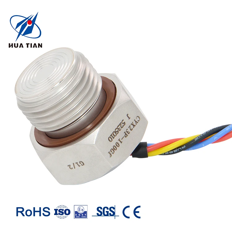 China Huatian CYX23P sensitive joint type thin film gas and liquid absolute flat pressure sensor 4-20ma