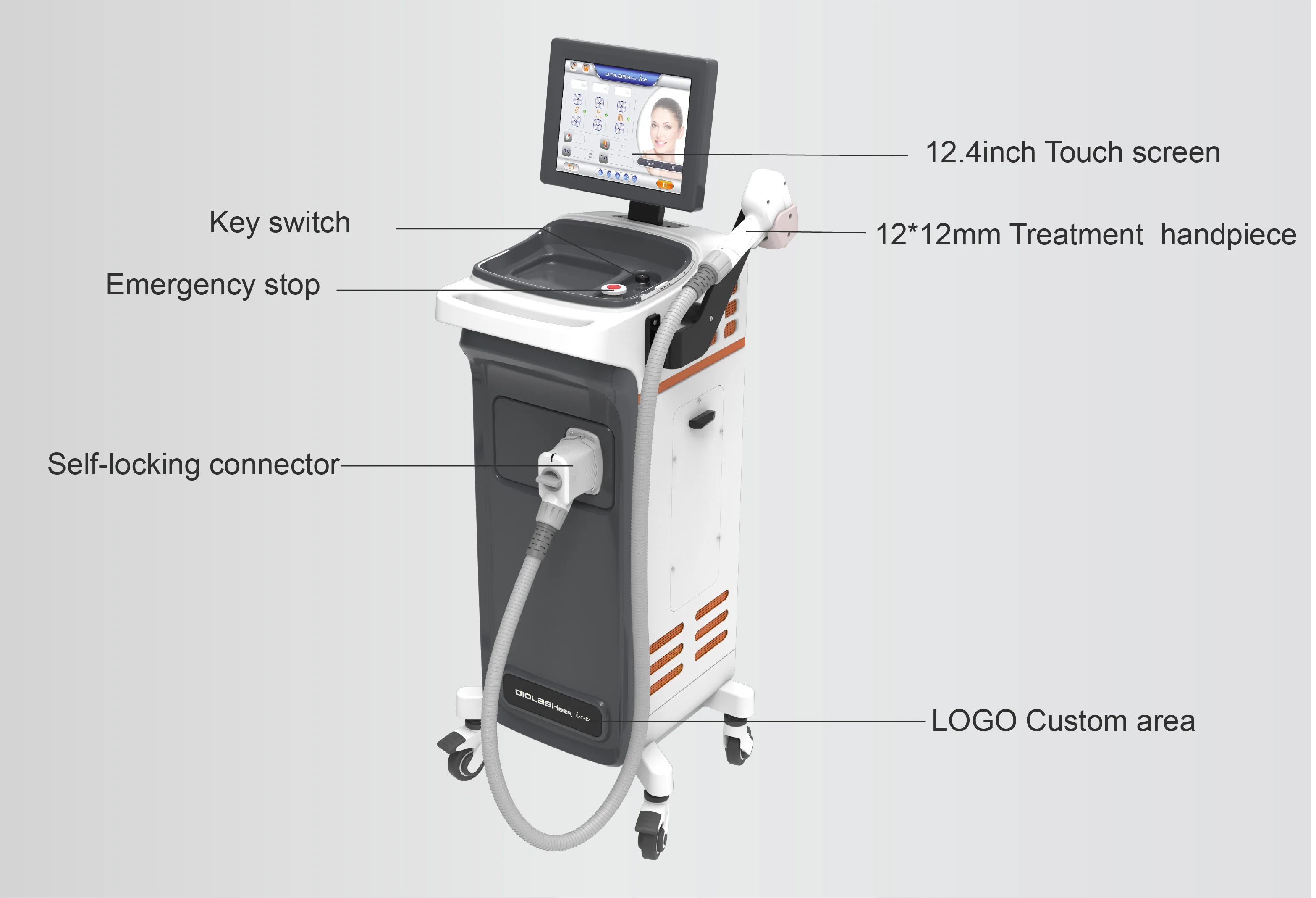 2023 New Beauty Machine Ice Painless Permanent Diode Laser Hair Removal 755Nm 808Nm 1064Nm