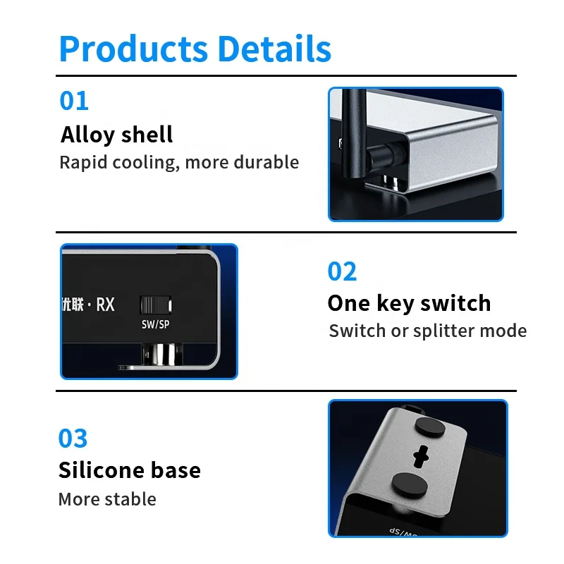 HDMI KVM Wireless Extender 100 Meters 1080P with IR Control New Upgrade Factory ODM OEM Customization Logo PCB Circuit Board