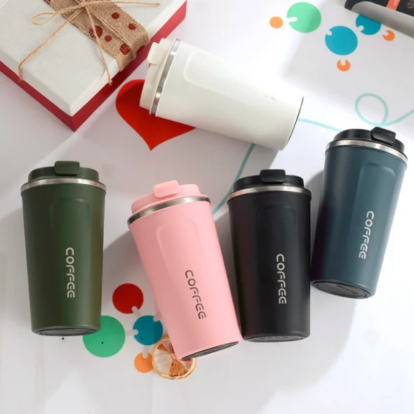 New Products Double Wall Stainless Steel Travel Cups Leak Proof Thermal Mugs Insulated Thermos Coffee Cups