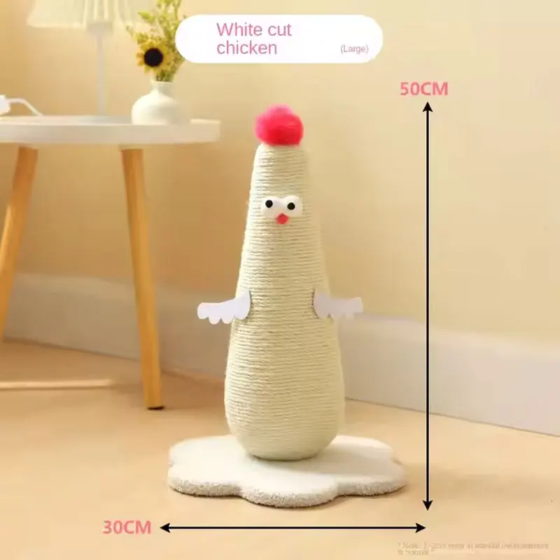 Sustainable Vertical Claw Grinder Made of Hemp Rope Cat Toy Wear-resistant Cat Scratch Board