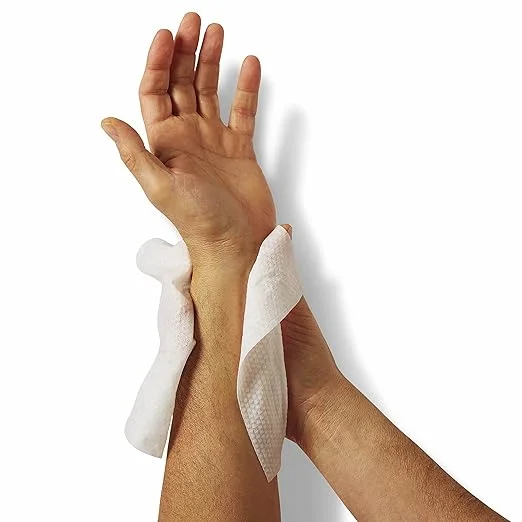 Private Label 10PCS Bath Use Organic Wipes Alcohol Free Body Cleansing Wipes