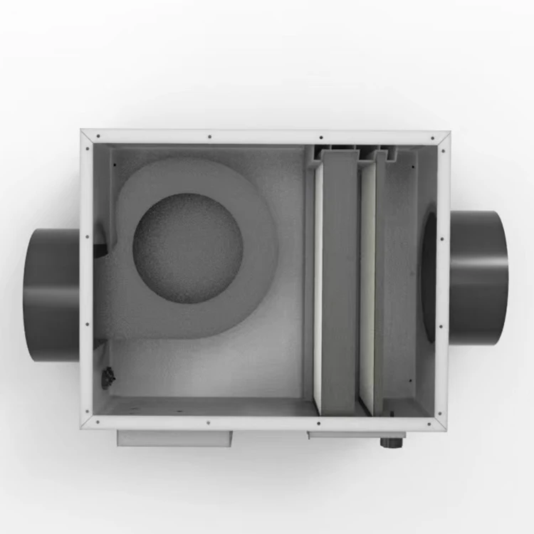 2022 new design h13 hepa ventilation system filter smart air purifier for home allergies pets hair