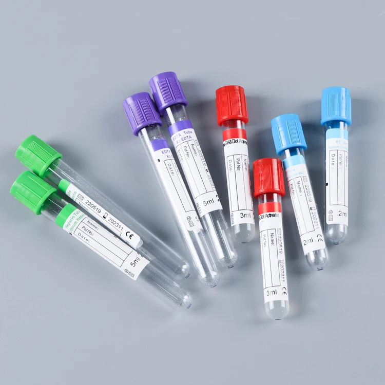 Medical Consumables Plastic  2/3/4/5ml Gel & Clot Activator Tube bd vacutainer blood collection tube