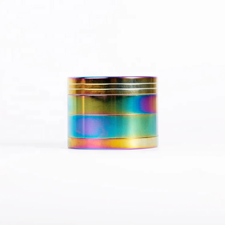 Fashion customize 60*50mm 4parts zinc alloy herb smoking grinder