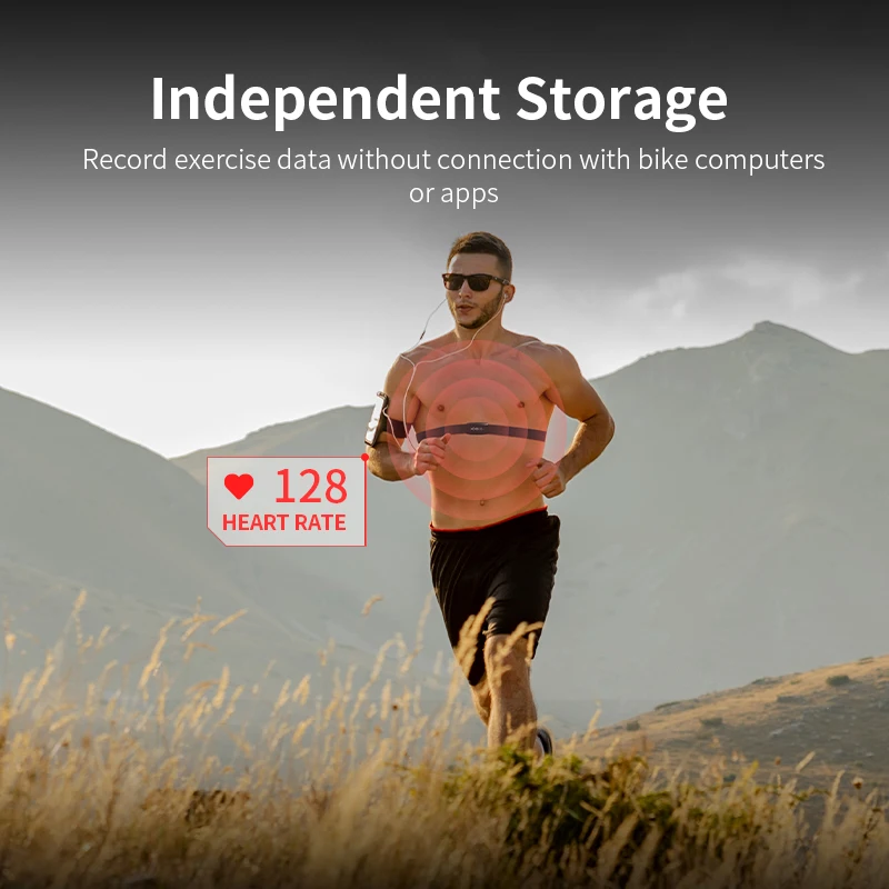 XOSS X2 Pro Chest Strap Heart Rate Sensor IPX7 Waterproof Monitor BLE ANT Wireless Health Fitness Smart Bicycle Sensor