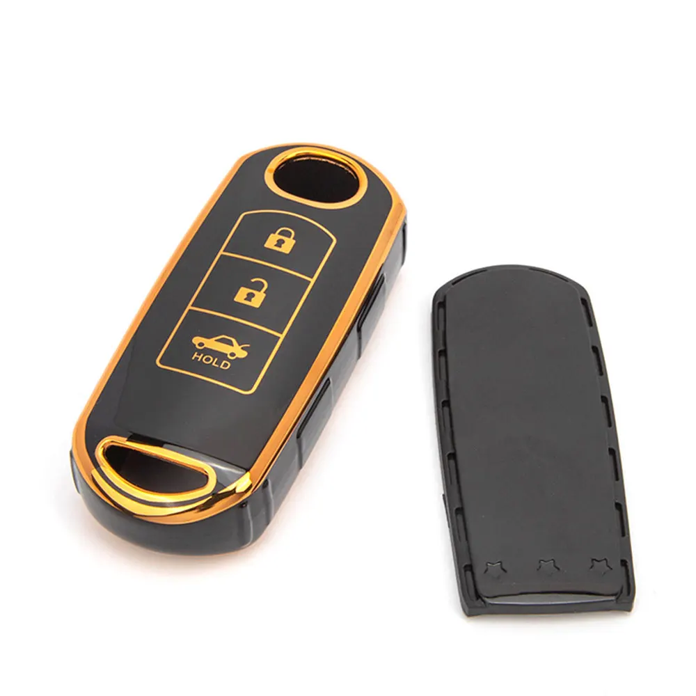 TPU Car Key Case Fashion Keys Fob Cover Protector for Mazda 2 3 5 6 BL BM GJ Atenza/Axela/Demio CX-3 CX3 CX-5 CX5 CX7 CX-9 CX8