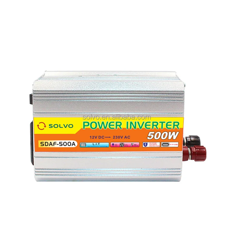 Solvo inverters converters 12v 220v 500w 1000w 1500w 2000w 3000w modified sine wave car power inverter Solar Inverters