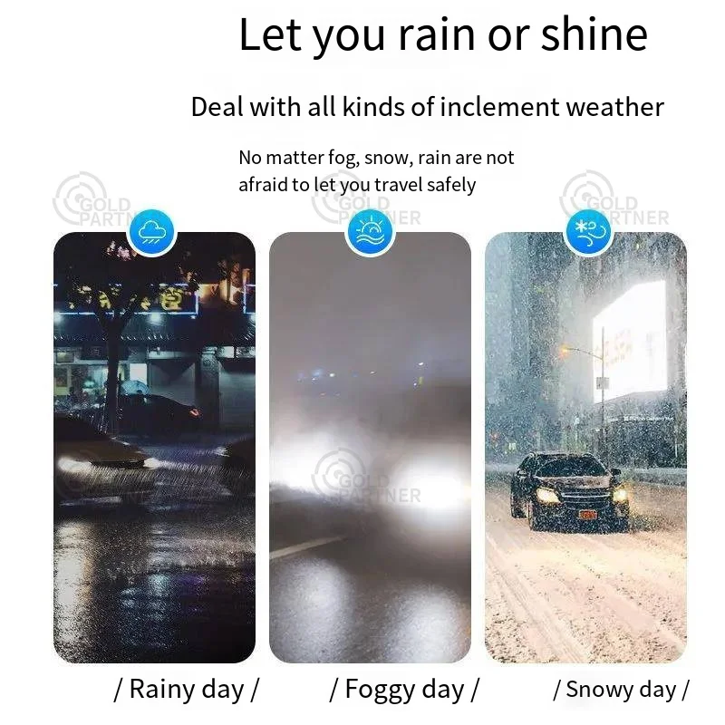 Auto Led Headlamp 6 8 10 side COB Headlight H7 H11 9005 High Power Car Led Headlight Led Headlight H4