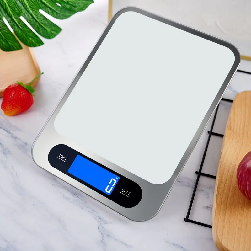 Fashion electronic usb High Accurate Touch Key Digital Food Scale Tempered kitchen glass scale