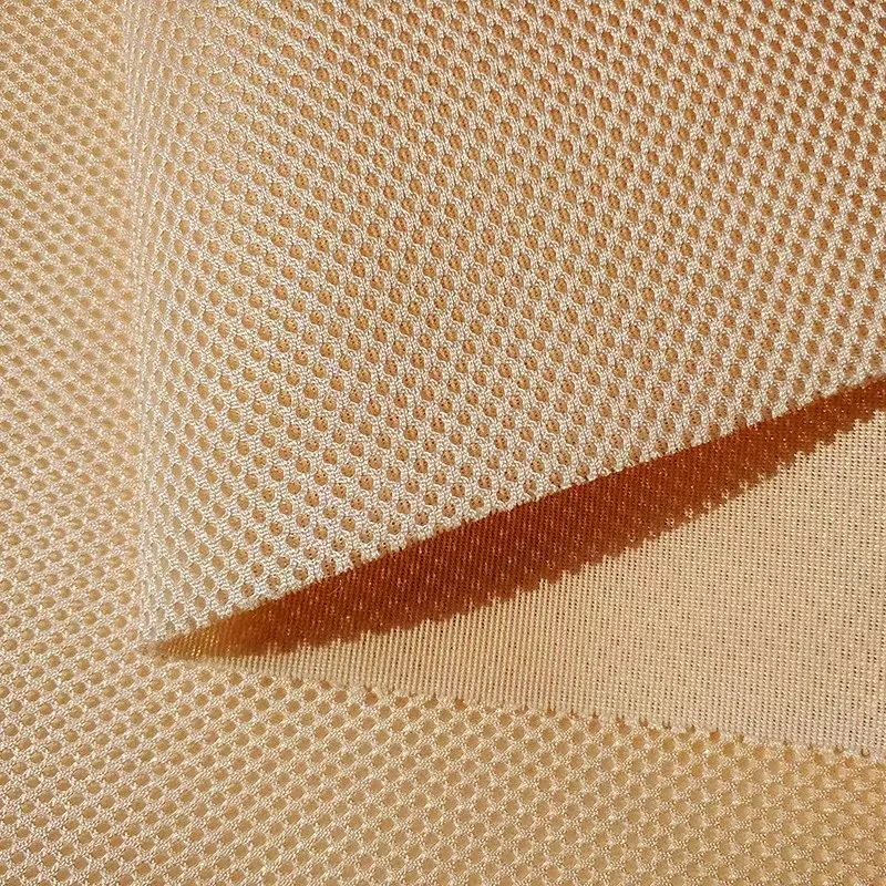 100% Polyester Backpack Jiangsu Plain Knitted Air Mesh Sandwich Mesh Fabric Product Shoe Lining 3D Fabric for Bike Seat 1 Meters